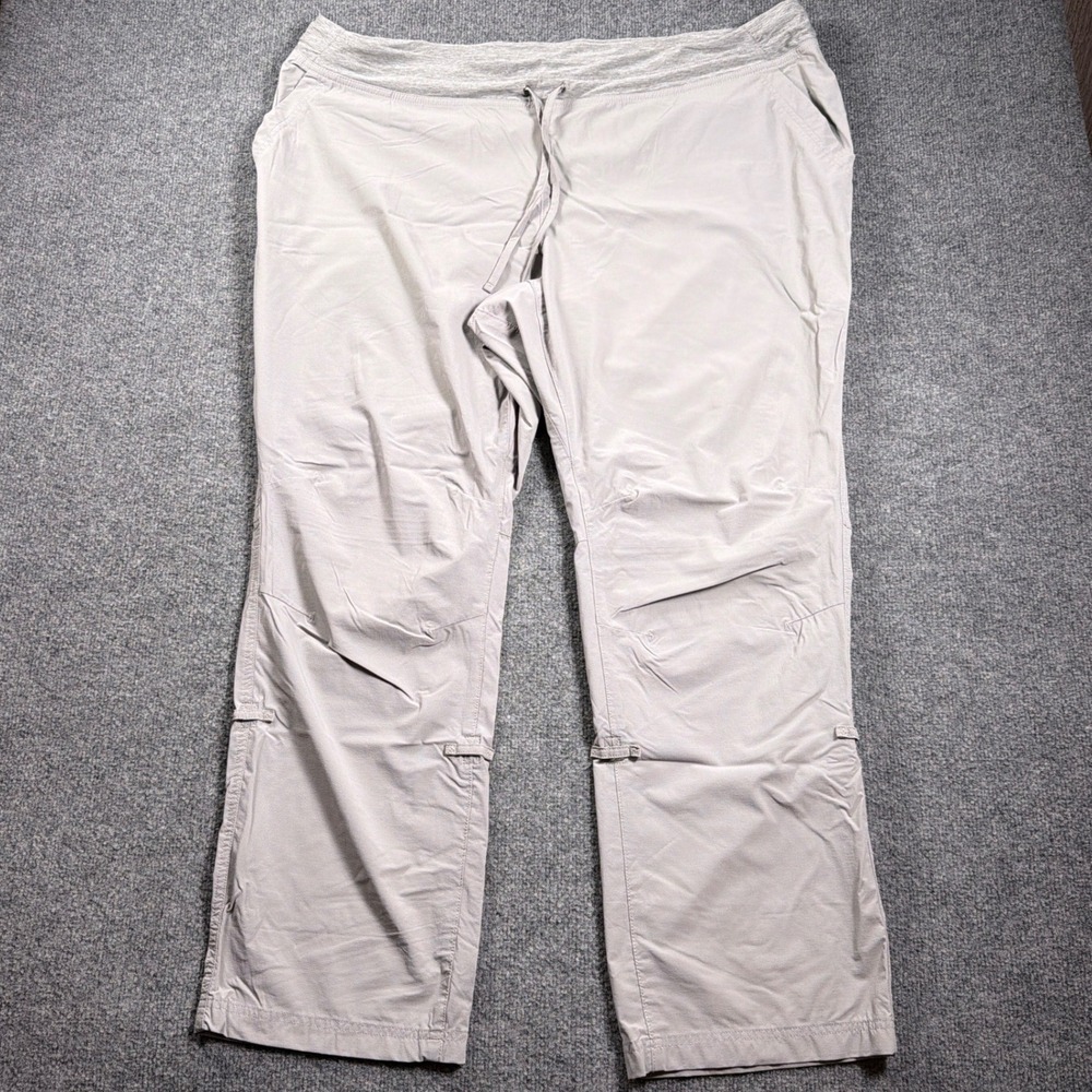 Duluth Trading Armachillo Cooling Bootcut Pants Womens 24W x 31 Gray Activewear